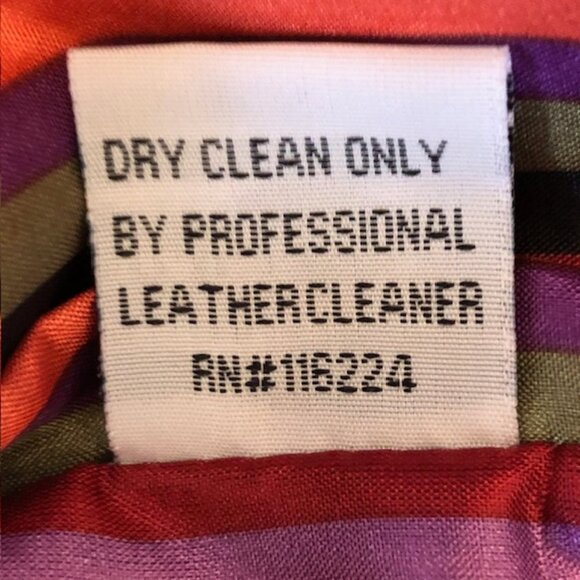 BUSHWACKER Leather Zip Front & Cuffs Pink Jacket Large Vintage - Picture 11 of 17